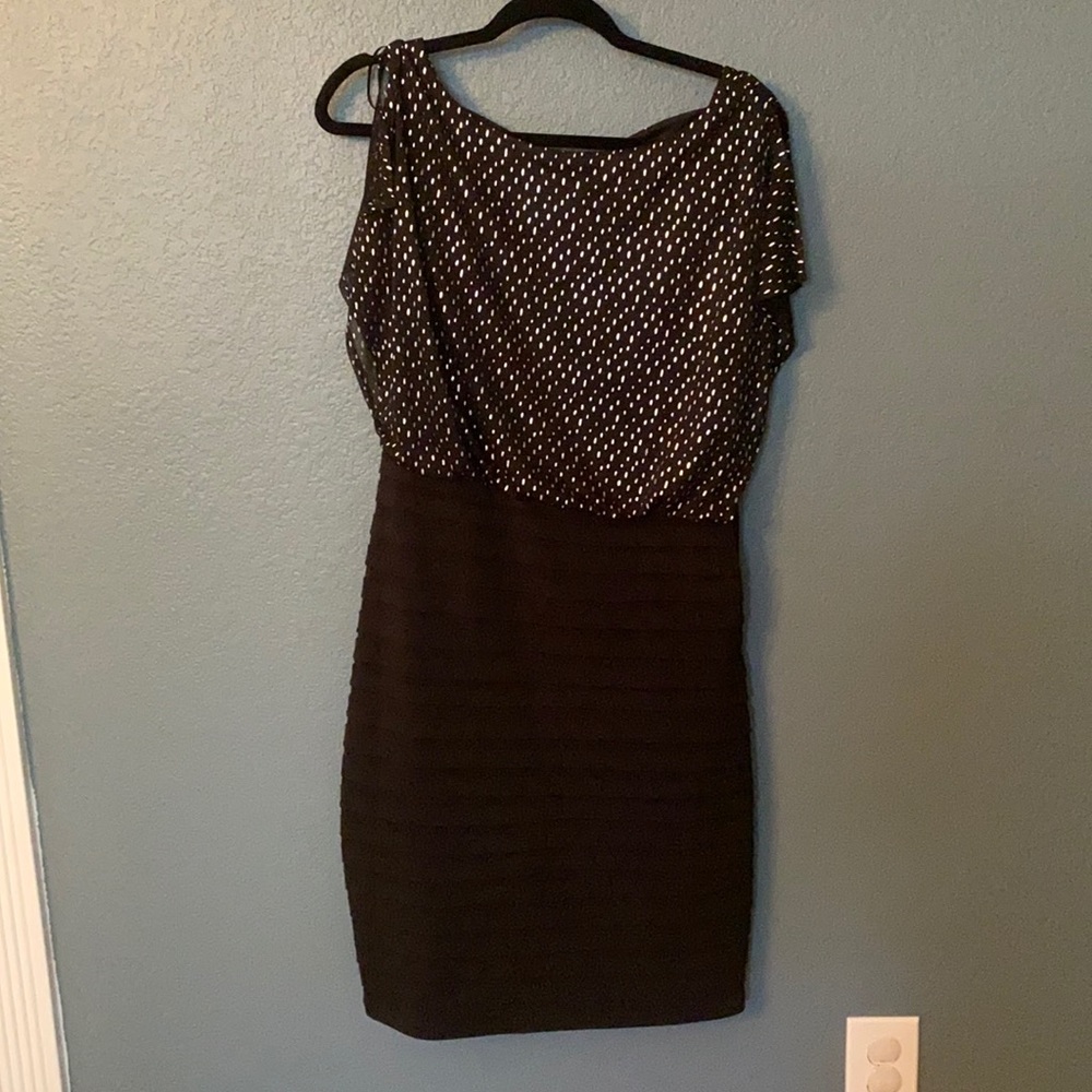 Black cocktail dress